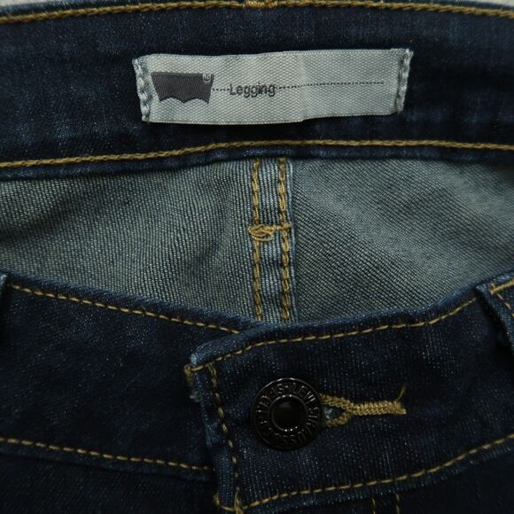 Levi's Jeans Junior's Size 13M Blue Mid-Rise Legging Denim Pants 29.5" Inseam - Picture 10 of 16